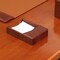 Dacasso Mocha Leather 4 x 6 Memo Holder AG-3009 - alternate 2